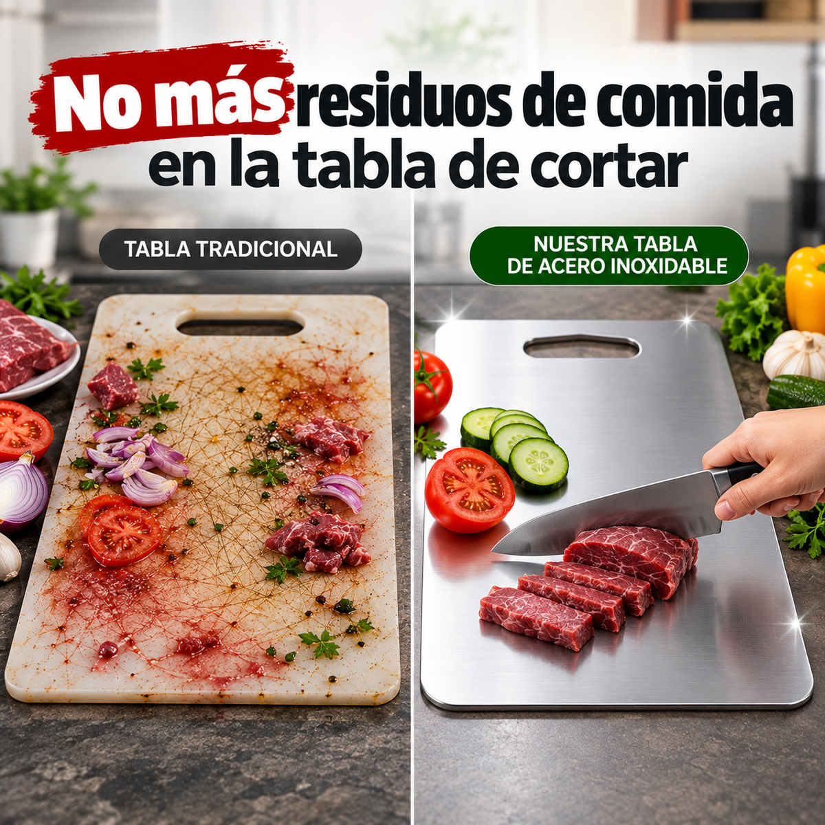 CleanSteel™ | Tabla en Acero Inoxidable 304