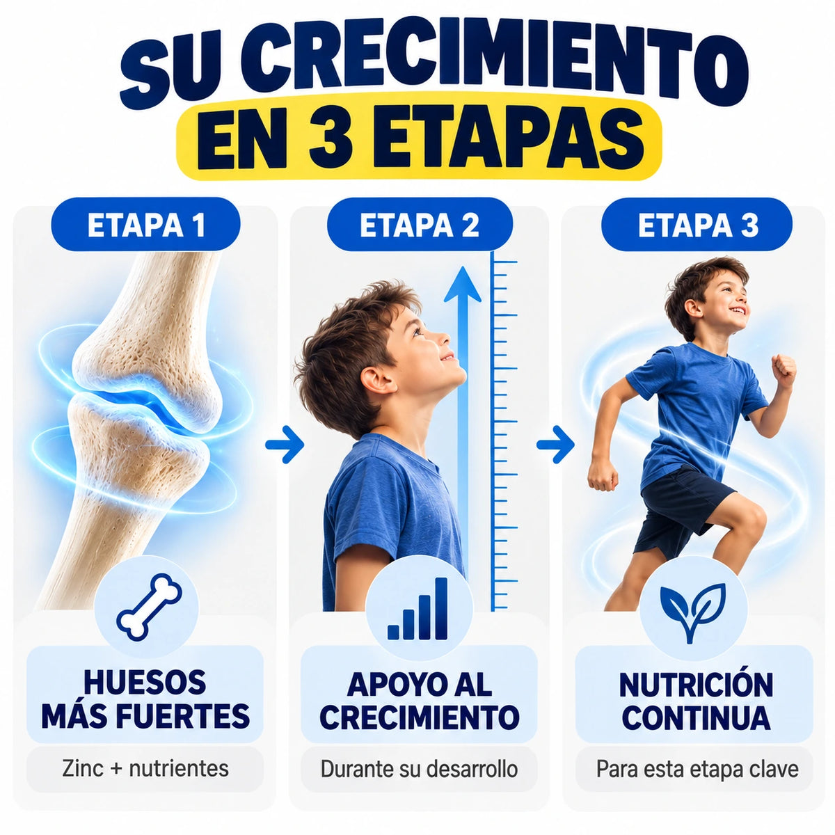 Krec'Up™ | Activa la hormona de crecimiento antes de los 22 ¡Aún estás a tiempo!